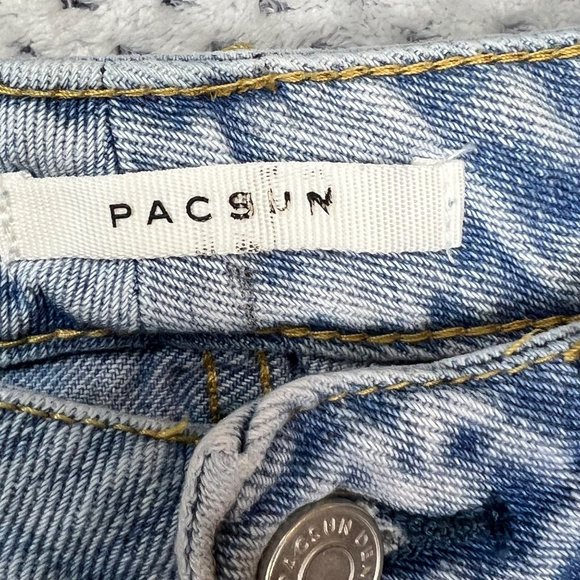 Pacsun Mom Jeans High Rise Light Wash Size 25 - Picture 9 of 12